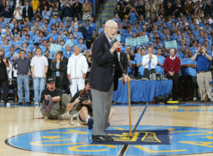 John Wooden at UCLA game